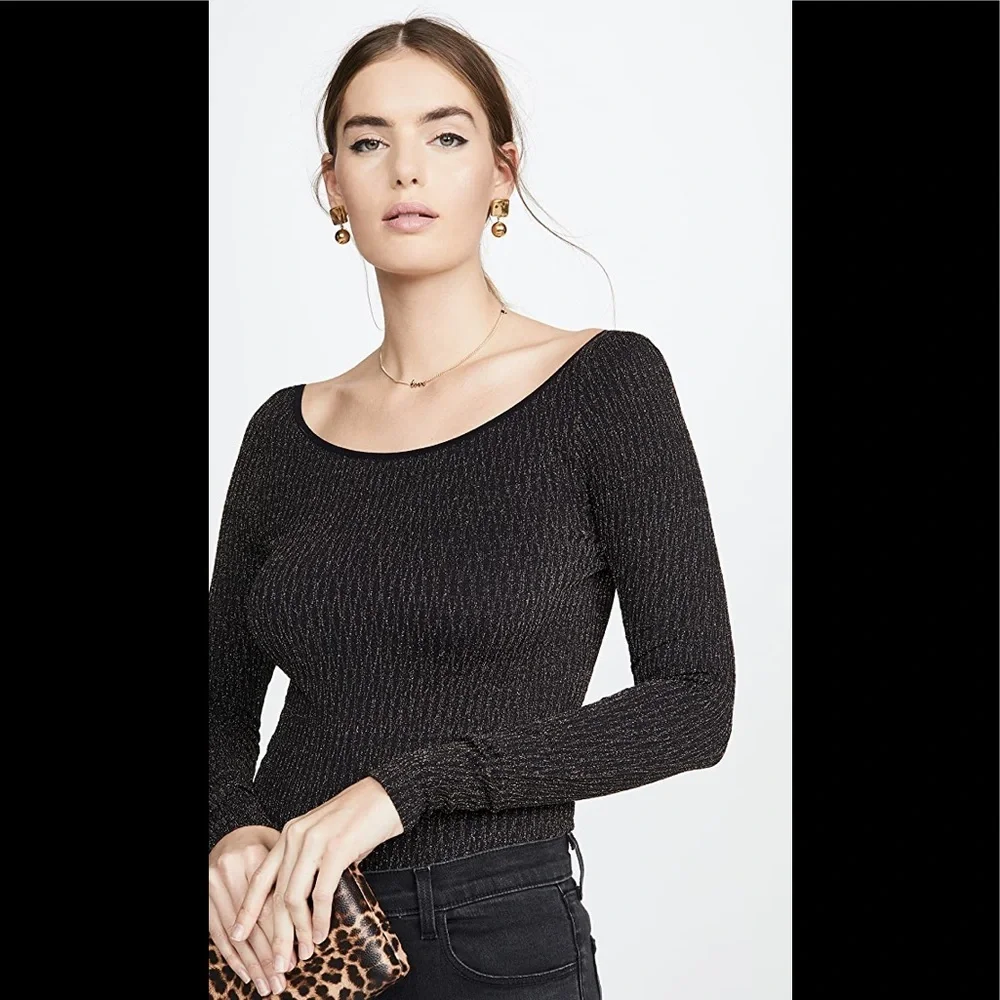 Free People | Seamless Sprinkled in Gold Bodysuit Size XS/S - Picture 3 of 6